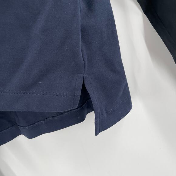 ATHLETA Top Size Small Harlow Hybrid Navy Black Athleisure Casual Work Office - Picture 9 of 15